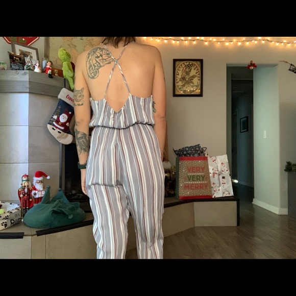 Striped jumpsuit - Picture 8 of 8
